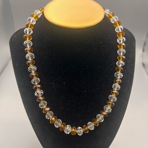 ✨ Crystal Beaded Necklace — 18 Inches